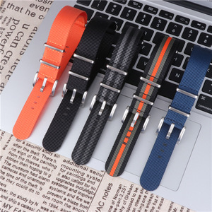 Respirant 18mm 20mm 22mm 24mm Toile Nylon Bracelet de Montre Boucle Ceinture Compatible avec <span class=keywords><strong>007</strong></span> <span class=keywords><strong>James</strong></span> <span class=keywords><strong>Bond</strong></span> Bracelets de Montre - Product Image 5