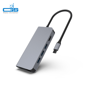 新抵达的8合1 Mac扩展坞多端口<span class=keywords><strong>USB</strong></span>集线器C型适配器 - Product Image 1