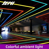 Suspension longue en acrylique pour salle de billard, éclairage d'ambiance pour cybercafé, lustre, bande lumineuse LED, éclairage modulaire pour salle de sport