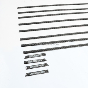 Tira decorativa embellecedora para <span class=keywords><strong>puerta</strong></span> <span class=keywords><strong>de</strong></span> coche <span class=keywords><strong>de</strong></span> fibra <span class=keywords><strong>de</strong></span> carbono para Mercedes Bens Clase G G500 G350 G63 G55 W464 W463, accesorios exteriores para <span class=keywords><strong>puerta</strong></span> - Product Image 6