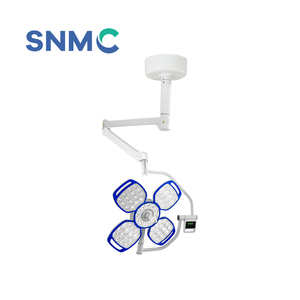 Tùy chỉnh hình dạng hoa tập trung Hợp kim nhôm không bóng hoạt động ánh sáng di động phẫu thuật đèn LED với công tắc bật Bảng điều khiển - Product Image 5