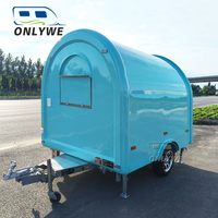 Onlywe Nouveau Café Hot Dog Van Street Concession Food Truck Remorque entièrement équipée avec cuisine complète approuvée par les points à vendre