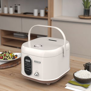 Fogão Elétrico Multi Panela De Arroz De Controle Digital Pequeno Aparelho De Cozinha Estilo Retro e Mantenha A Função Quente Kitchen Rice Cooker - Product Image 1