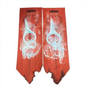 Custom Sublimation Polyester Hanging <b>Banner</b> Knitted Fabric Wall Display Flag for Indoor Brand Promotion Decor - Product Image 1