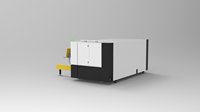 Machine de découpe laser CNC TS-P3015 à plateforme unique, plateforme coulissante grand format, armoire de commande intégrée, régulateur de tension