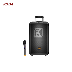 Koda 8 Inch Loa Trầm Có Thể Sạc Lại Di Động Xe Đẩy Loa Bằng Gỗ - Product Image 2