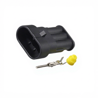 282105-1 282087-1 Connecteurs étanches à 3 broches pour automobile, connecteur de faisceau de câbles avec fils personnalisés