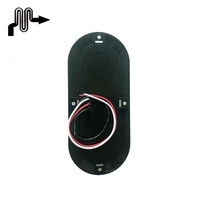 Perles de lampe Piranha 12V ambre 25, plaque électrolytique LED feu de position latéral pour camion remorque