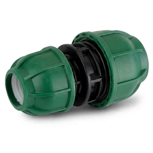 Acoplamiento Reductor de Compresión SAP Ring Design para Tuberías de PE/HDPE, Material PP Virgen, 50*25, Garantía de 3 Años para Riego Agrícola - Product Image 1