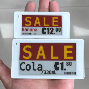ป้ายราคาอิเล็กทรอนิกส์ขนาด 2.7 นิ้ว 2.66 นิ้ว 2.9 นิ้ว ระบบ NFC ESL เชื่อมต่อ Wifi สำหรับระบบ EAS บลูทูธ ซูเปอร์มาร์เก็ต แบบ E-Paper - Product Image 1