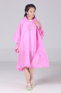 Lightweight Plastic EVA <strong>Rain</strong> Poncho for School Boys and Girls Cape Raincoat <strong>Rain</strong> <strong>Coat</strong> for Mountaineering and Travel - Product Image 3