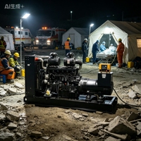 Générateur diesel ouvert de 150 kW avec démarrage automatique ATS, haute efficacité, doté d'un alternateur et de composants de haute qualité