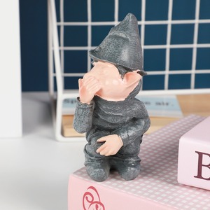 Figuras de Enanos Extraños, Creativas, para <span class=keywords><strong>Jardín</strong></span> y Pequeñas Figuras Decorativas para Fiestas, Artesanías de Resina, Decoración del Hogar - Product Image 2