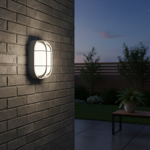 Lampada da esterno a LED ovale grigia, 6W, 4000K, IP44 (Fenoplstica 7440GLED) - Product Image 3