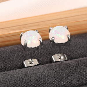 Orecchini a perno lucidi da donna, design minimalista, accessori per l'orecchio da indossare tutti i giorni - Product Image 6