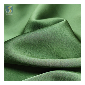 Groene Satijnen Satijnen Stof Met Weinig Stretch Enkelzijdige Hennepacetaat Satijnen Stof Voor Vrouwenkleding - Product Image 5