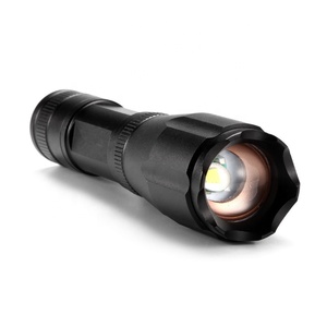 10W Super Bright LED Zoom <strong>Flashlight</strong> 1800lm Aluminum High Power 18650 Battery Charger Kit Waterproof IP65 for Camping Work Torch - Product Image 3