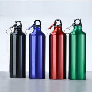 Promotion Custom Logo <b>750ml</b>, Portable Bike Water <b>Bottle</b> Single Wall Stainless Steel Sport Water <b>Bottles</b> With Carabiner/ - Product Image 5