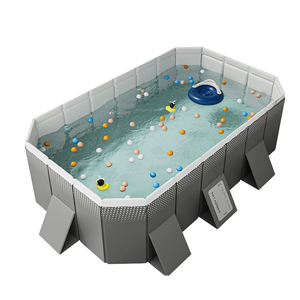 Grande <span class=keywords><strong>piscine</strong></span> familiale en plastique <span class=keywords><strong>rigide</strong></span> pour l'extérieur, jardin, <span class=keywords><strong>hors</strong></span> <span class=keywords><strong>sol</strong></span>, pliable, non gonflable, coque <span class=keywords><strong>rigide</strong></span>, pour adultes et enfants - Product Image 2