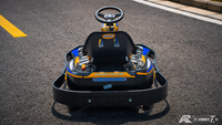 Châssis de karting professionnel à double amortissement, avec boîtier extérieur antichoc et capacité de charge, freinage électrique, en HDPE léger