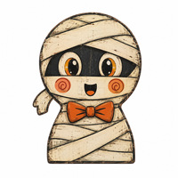 Décor de table autoportant vintage en bois vieilli pour Halloween, ensemble de figurines à poser sur étagère, double couche, avec mignonnes chauves-souris, hiboux, fantômes et citrouilles
