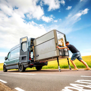 Grande Promotion Fourgon Aménagé Modulaire Conversion Camping-Car Meuble Pliant pour Camping Fourgonnette Aménagée Inbouw DIY <span class=keywords><strong>Van</strong></span> Box Coulissant Facile - Product Image 1
