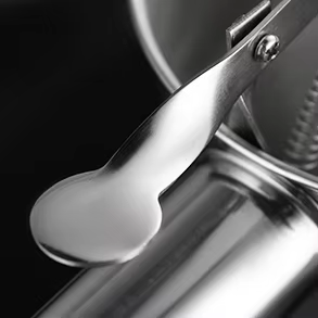 Entonnoirs de distributeur de pâte à crêpes en acier inoxydable avec support Boules de poulpe Outil de cuisson pour crêpes - Product Image 3