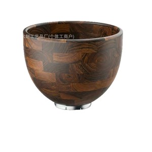 Bol mélangeur en bois 4,5-5 Qt Kitchenaid, bois de qualité alimentaire, grain unique, fait main - Product Image 2