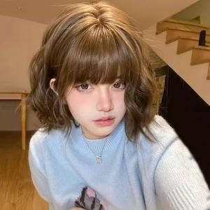 วิกม้วนผมขนแกะใหม่สำหรับ<span class=keywords><strong>ผม</strong></span>บ็อบโบทุกวันของผู้หญิง<span class=keywords><strong>ผม</strong></span>หยิก<span class=keywords><strong>สั้น</strong></span>ธรรมชาติน่ารักหวานเหมือนจริงทั้งชุด - Product Image 3