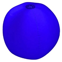 Boule de plage gonflable d'extérieur LED, 12 pièces, contrôle DMX, en PVC