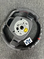 Volant en cuir et fibre de carbone personnalisé pour Audi A6 A3 A4 A5 Q5 RS3 RS7 Q7 C6 C8 A8 S6 S7 2018-2024