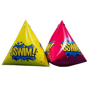 Nuoto Mark arancione PVC personalizzato gonfiabile Triathlon boa di <span class=keywords><strong>mare</strong></span> gara galleggiante acqua boa oceanica con Logo - Product Image 2