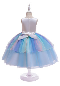 D0085, diseños normales <span class=keywords><strong>de</strong></span> vestidos <span class=keywords><strong>de</strong></span> Frock, ropa colorida y hermosa para niños, vestidos <span class=keywords><strong>de</strong></span> <span class=keywords><strong>fiesta</strong></span> <span class=keywords><strong>de</strong></span> cumpleaños <span class=keywords><strong>de</strong></span> <span class=keywords><strong>unicornio</strong></span> para niñas - Product Image 4