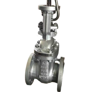 DIN standard wedge gate <strong>valve</strong> made of cast steel A216 WCB with flange ends for industrial pipelines in oil and gas,power station - Product Image 1