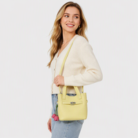 Sac seau de luxe en PU pour femme, nouveau style 2026, résistant à l'eau, sac à bandoulière et sac à main