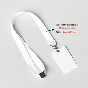 Heat Transfer Printed <b>Polyester</b> <b>Lanyard</b> for Work Permit ID Badge Office Name Neck Strap - Product Image 1