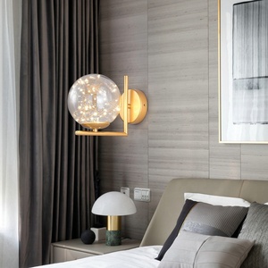 Lampe murale LED <span class=keywords><strong>Design</strong></span> créatif Full Star pour chambre à coucher Lampe murale de chevet Intérieur Moderne Simple Bar Salon Applique murale de luxe en cristal - Product Image 3