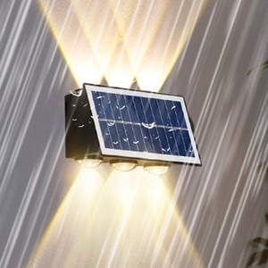 태양 야외 벽 세척 빛 방수 정원 가정 조경 벽 빛 태양 - Product Image 4