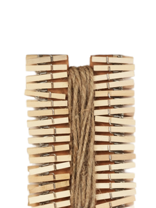Pinces à linge en bois sans couture, coupe-vent, pour séchage, usage domestique, petites, modernes et minimalistes - Product Image 3