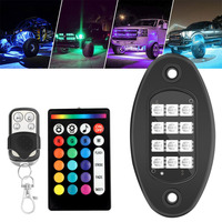 Lumière sous le véhicule LED, éclairage sous le châssis, télécommande, application, contrôle RGB, néons LED, lumières de roche LED, lampe d'ambiance décorative automobile