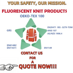 Cổ phiếu có sẵn ANSI Class 2 khả năng hiển thị cao polyester an toàn vest huỳnh quang màu vàng cam biểu tượng tùy chỉnh tùy chọn người lao động - Product Image 6