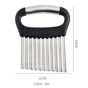 Éplucheur multifonctionnel pour pommes de terre et légumes, coupe les frites, les tranches ondulées et les pommes de terre en éventail. - Product Image 3