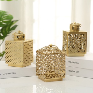 Nordic Retro Home Decoration Furnishing Pieces Iron Art Incense burner Candle <b>Oil</b> <b>Lamp</b> Candlestick Furnishing for Home Hotel - Product Image 1