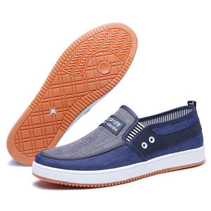 Scarpe da <span class=keywords><strong>uomo</strong></span> in tela con punta rotonda con <span class=keywords><strong>tacco</strong></span> piatto tinta unita scarpe per il tempo libero di alta qualità - Product Image 6