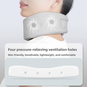 Collier cervical Wellday : Soutien et fixation pour éviter le recul du cou, et la coiffe cervicale est respirante. - Product Image 3