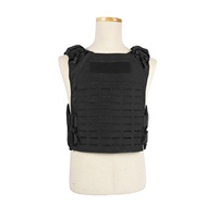 Chaleco Táctico MOLLE de Liberación Rápida con Corte Láser de 10x12 Pulgadas, Chaleco de Seguridad MOLLE para Hombre, Chaleco Táctico CS