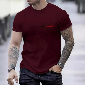 Camisetas Personalizadas de Punto para Hombre, Casuales, de Manga Corta, Transpirables y Ecológicas para Uso en Exteriores de Verano - Product Image 3