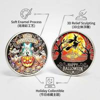 Maßgefertigte Weihnachts- und Halloween-Herausforderungsmünzen Vergoldete Antike Feng Shui Großhandel Souvenir-Geschenke Logo 3D Emaille Großbestellung