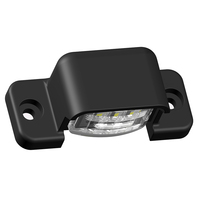 Feu de plaque d'immatriculation LED 2,5''x1,0'', montage en surface, pour camion et remorque, conforme aux normes DOT/SAE/FMVSS108