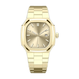 2025 Đồng hồ nam sang trọng bán buôn mạ vàng siêu mỏng trường hợp thép không gỉ cổ điển thạch anh Đồng hồ siêu mỏng Vàng Đồng hồ nam - Product Image 1